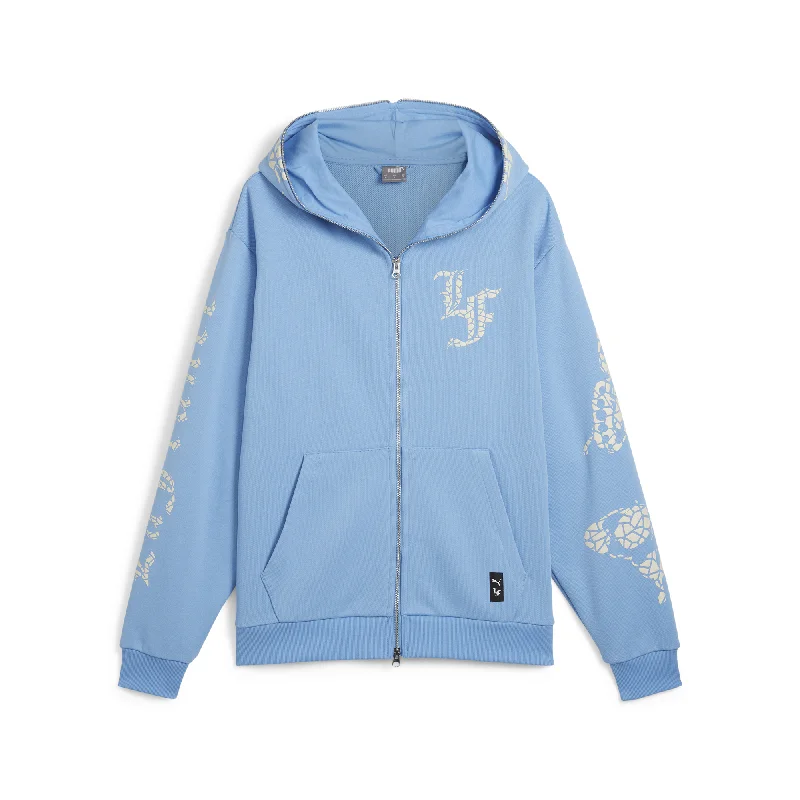 women's hooded sweatshirts with a lace-up frontHOOPS X LF Mosaic Full Zip