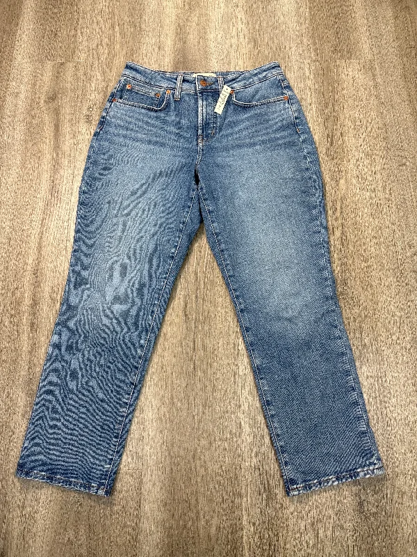 Heavyweight denim jeans for durability and warmthJeans Straight By Madewell In Blue Denim, Size: 6p