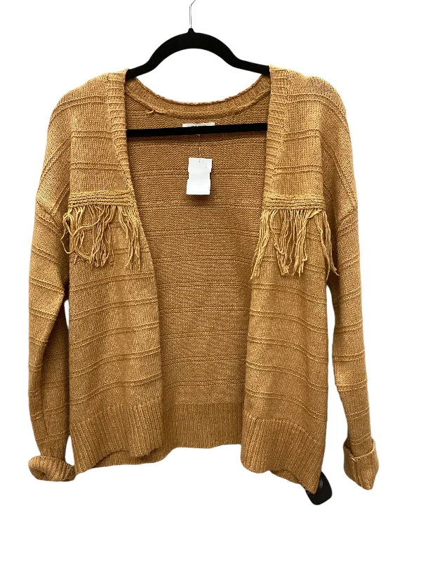 Turtleneck women's sweaterSweater Cardigan By Maurices In Yellow, Size: M