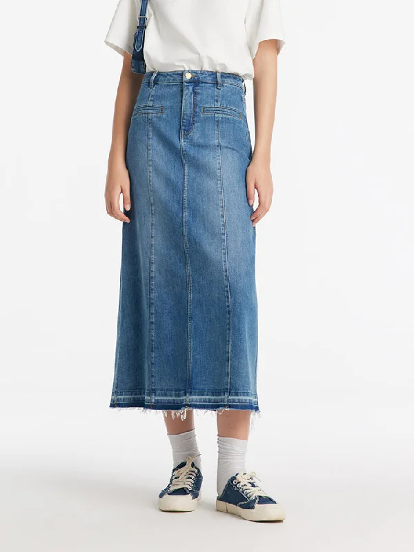 Leather women's pantsA-Line Denim Women Skirt