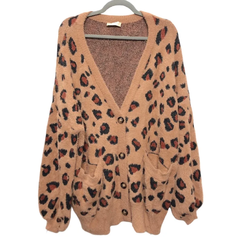 Elegant women's sweaterSweater Cardigan By Altard State In Leopard Print, Size: M