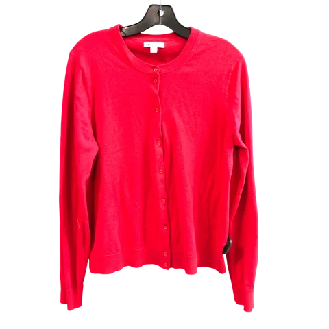 Capsule collection women's sweaterCardigan By J. Crew In Red, Size: Xl