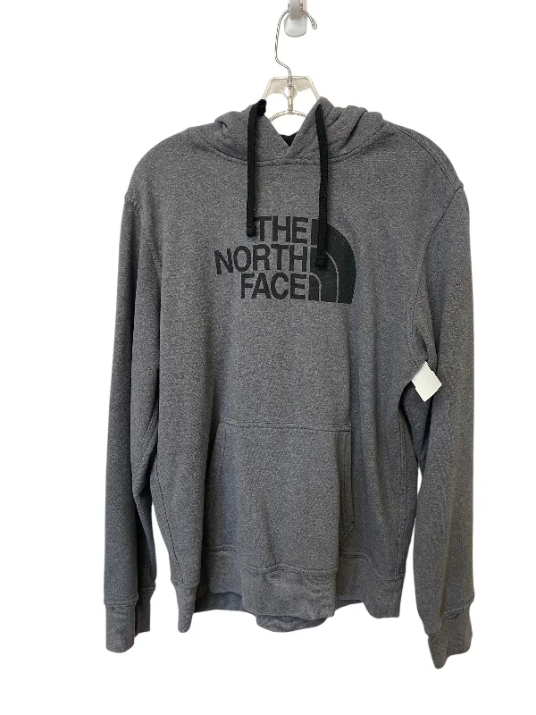 women's hooded jumpers with thumbholes in the sleevesSweatshirt Hoodie By The North Face In Grey, Size: M