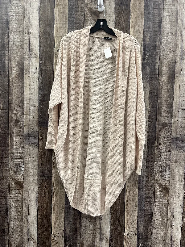 Sustainable women's sweaterSweater Cardigan By Mittoshop In Tan, Size: S