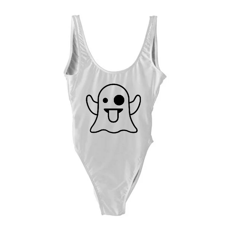 swimsuit for swimming lessonsGhost Emoji Costume [SWIMSUIT]