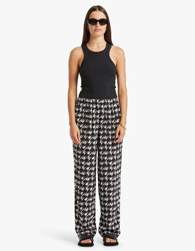 Tall women's jeansAiden Pant - Houndstooth Print