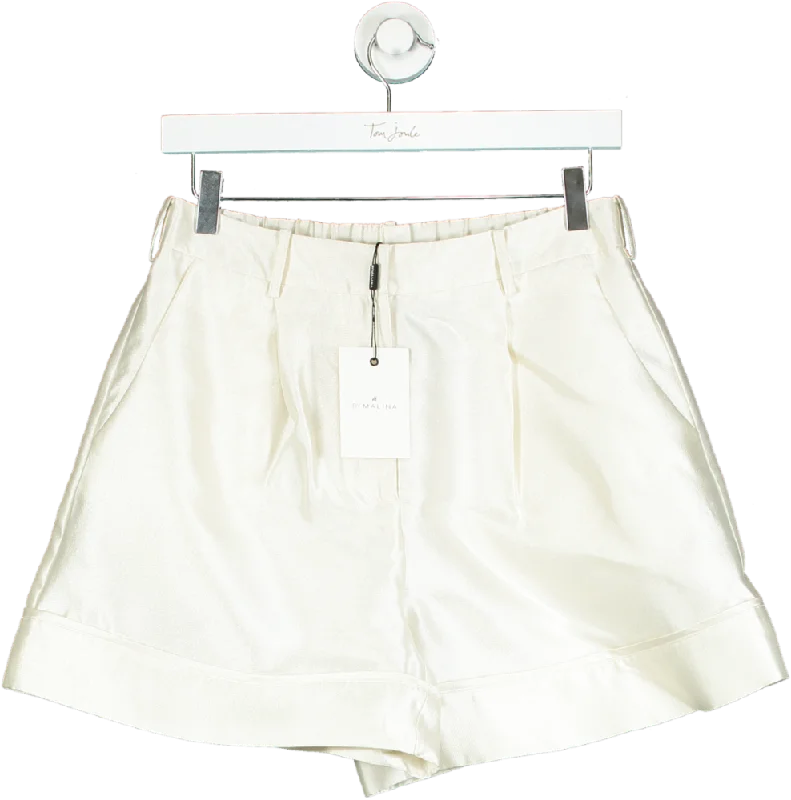 Party women's sweaterBy Malina White Satin Shorts UK S