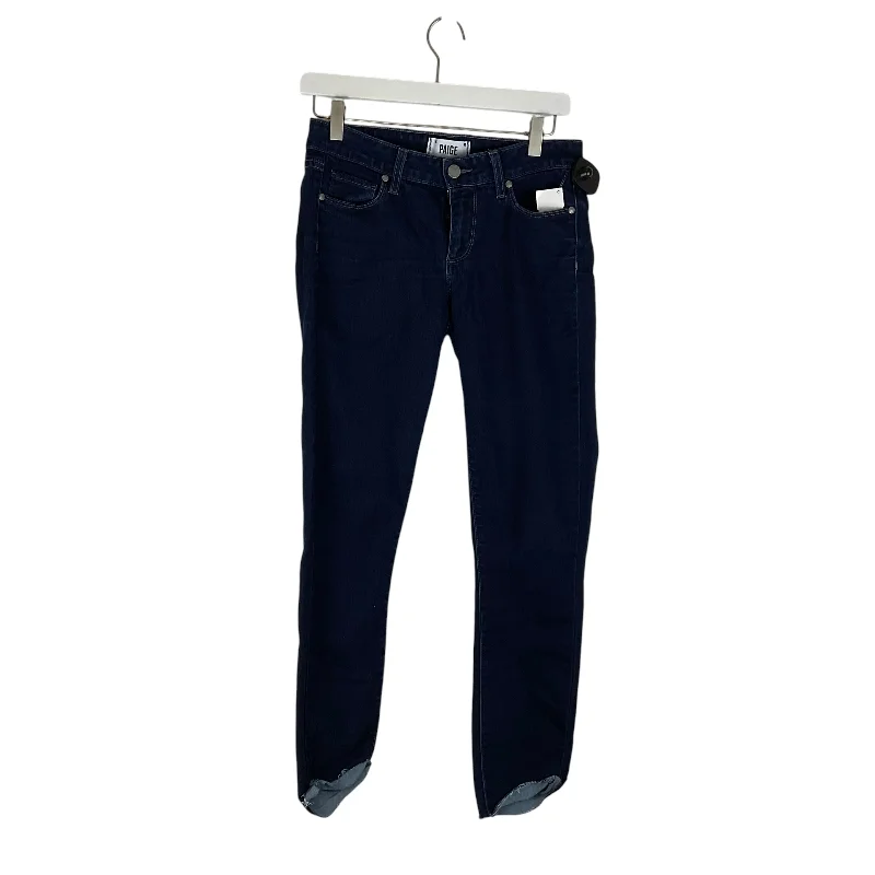 Stretch denim jeans with a high stretch factor for comfort and mobilityJeans Designer By Hudson In Blue Denim, Size: 8