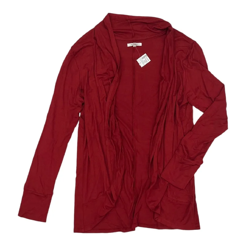 Activewear women's sweaterCardigan By Maurices In Red, Size:M