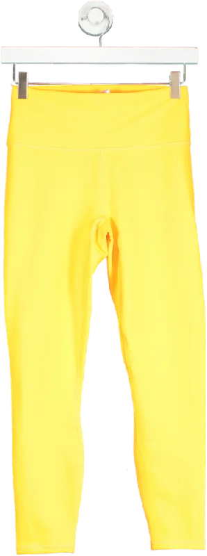 Navy blue women's sweaterFabletics Yellow PowerHold Leggings UK S