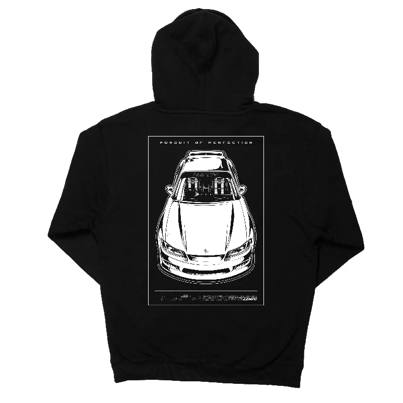 women's hooded tops with a shredded hemS15 Hoodie