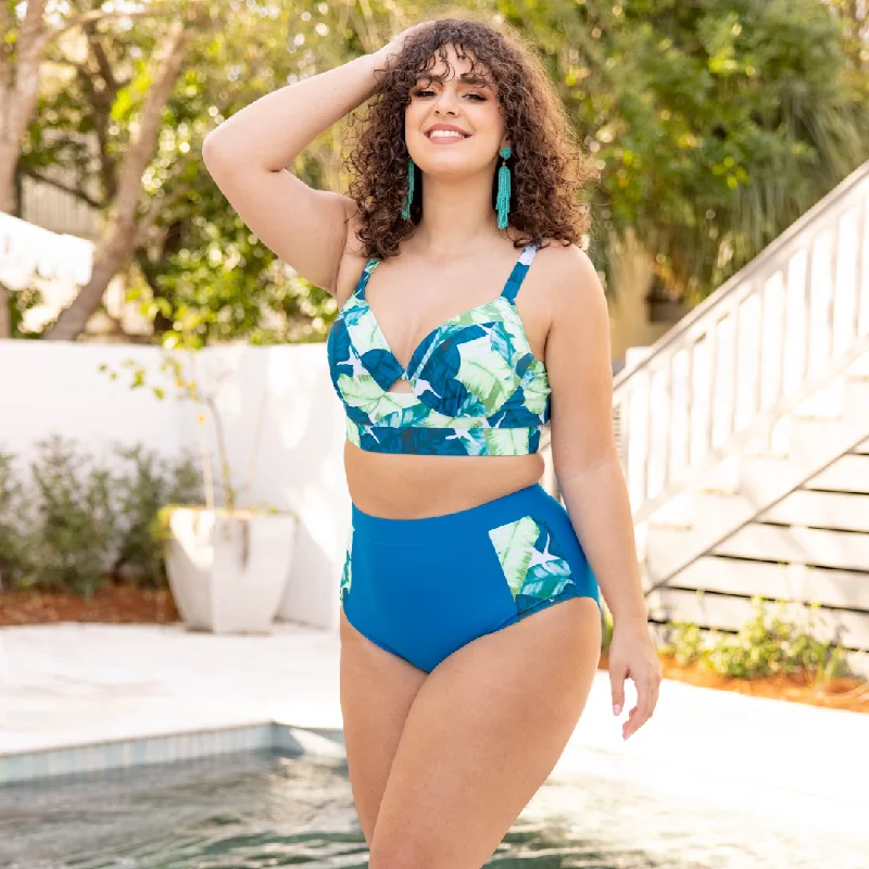 swimsuit for photo shootsYou, Me And The Sea Swim Bottom, Aqua