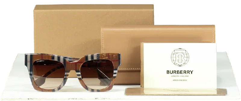 Cozy women's sweaterBurberry Brown Check Sunglasses B4364-F 3967/13 in case & Box