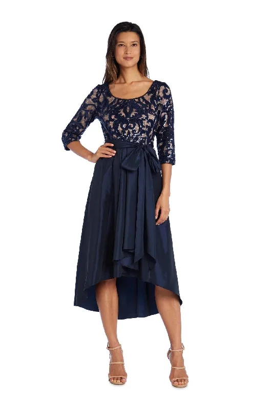 High-neck dresses for womenR&M Richards 5766 High Low Formal Dress Sale