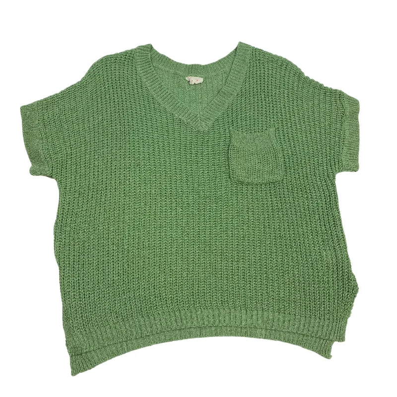 Neon women's sweaterSweater Short Sleeve By Bibi In Green, Size: S