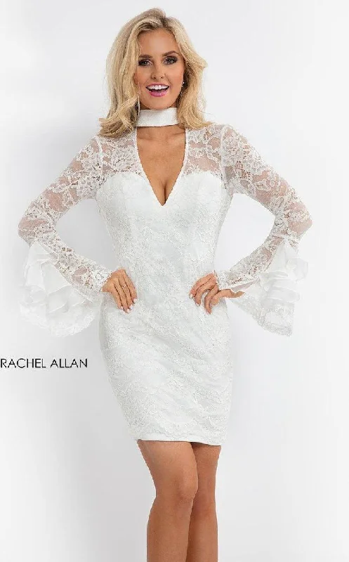 Chiffon dresses for womenRachel Allan Short Homecoming Lace Dress L1193