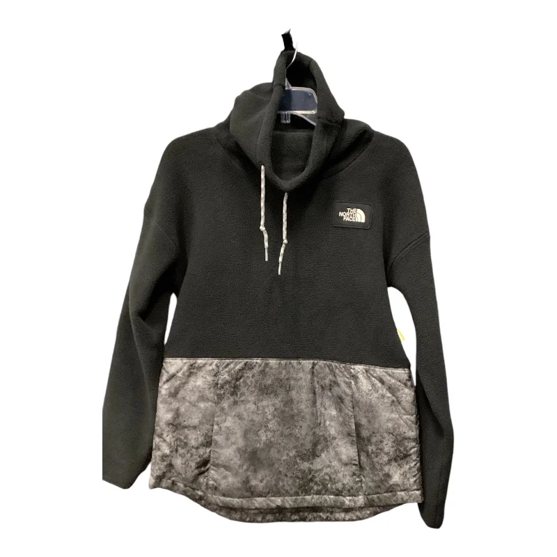 fashionable women's hooded pulloversSweatshirt Collar By The North Face In Black, Size: S