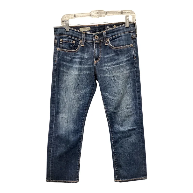 Jeans with a raw hem for an unfinished and rugged lookJeans Flared By Adriano Goldschmied In Blue, Size: 2