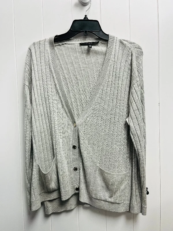 Chic women's sweaterSweater Cardigan By White House Black Market In Grey, Size: Xs