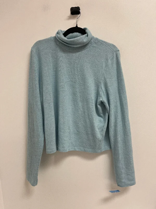 Color-block women's sweaterSweater By Anthropologie In Blue, Size: Xl