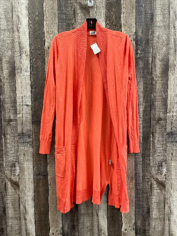 Plus-size women's sweaterCardigan By Cme In Orange, Size: M