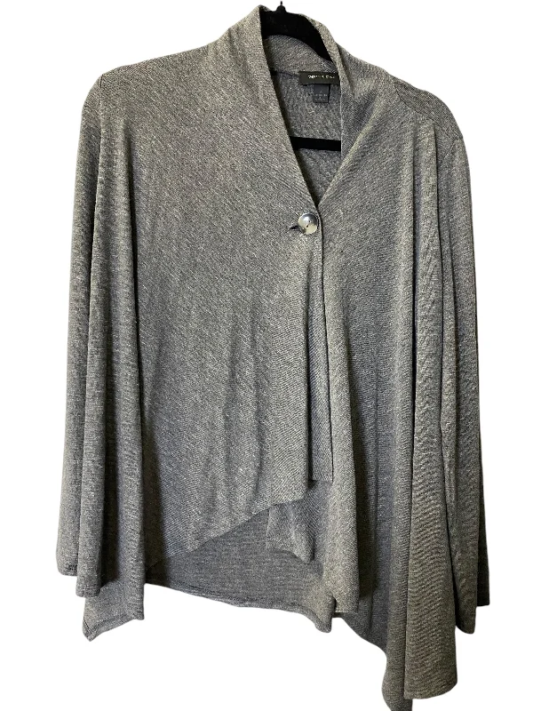 Workwear women's sweaterCardigan By Ab Studio In Grey, Size: S