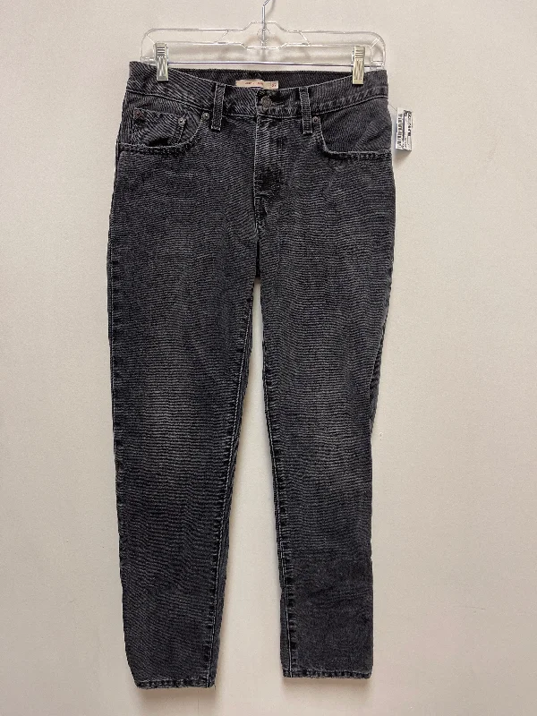 Jeans with a classic blue denim hue for timeless styleJeans Straight By Levis In Grey Denim, Size: 4