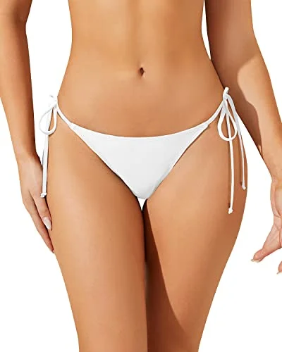 swimsuit with underwire supportString Tie Side Swimsuit Bottom Women's Sexy Thong Bathing Suit Bottom