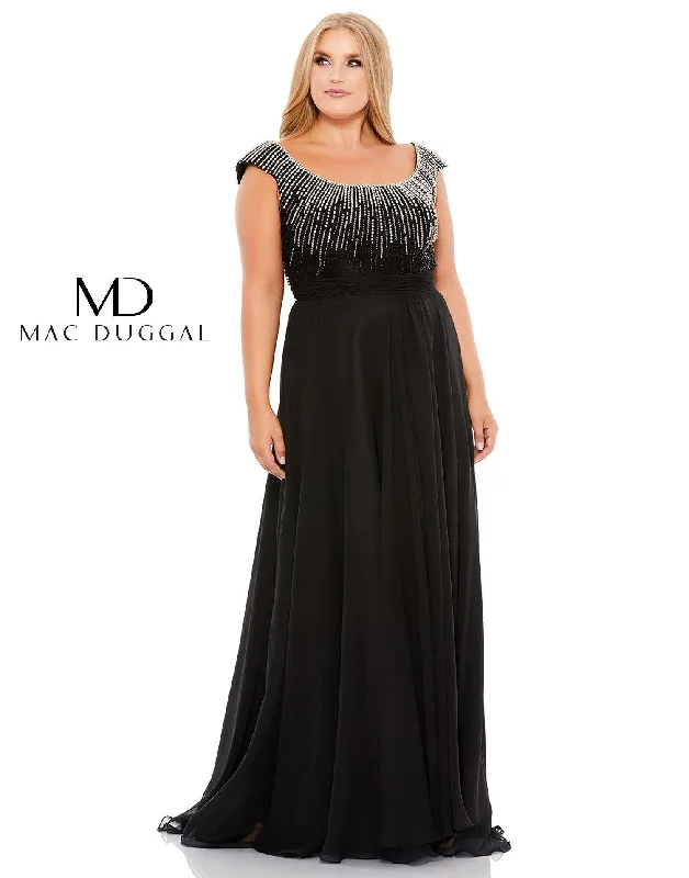 Short and sweet dresses for womenMac Duggal 67735 Fabulouss Plus Size Long Dress