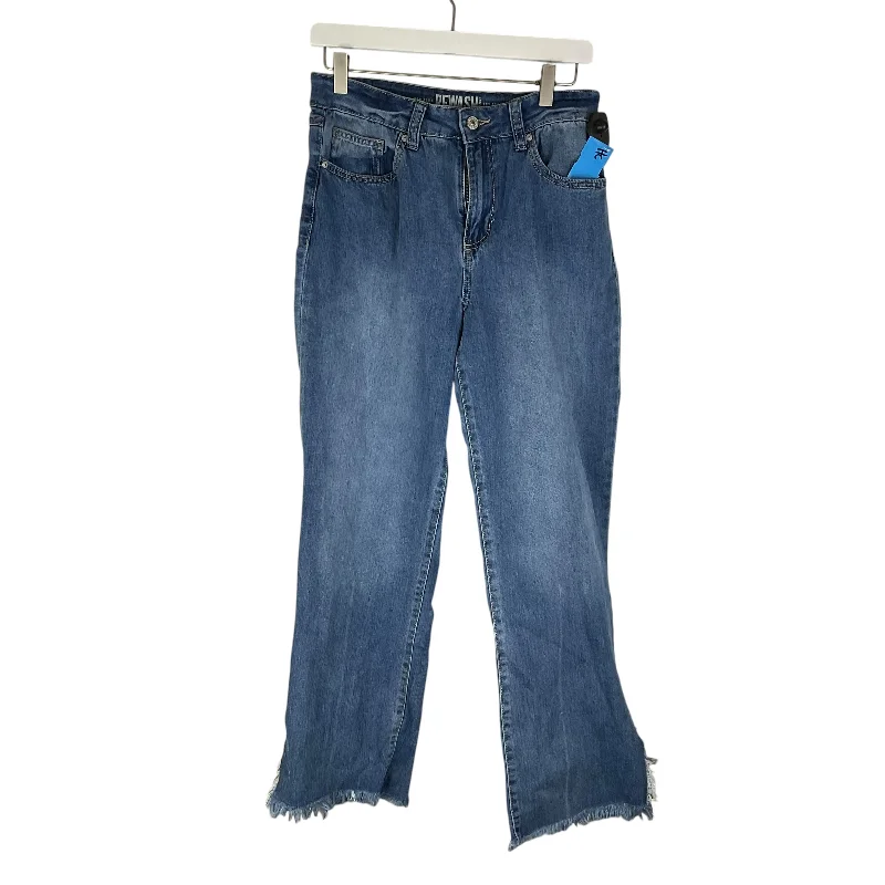 Jeans with a slim fit for a polished appearanceJeans Straight By Clothes Mentor In Blue Denim, Size: 8