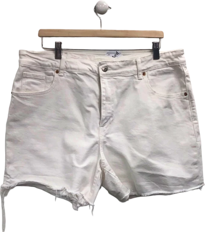 Zipper women's sweaterH&M White Denim Shorts XL