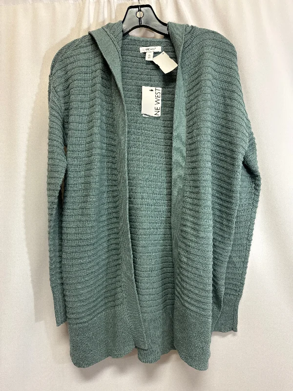 Cozy women's sweaterCardigan By Nine West In Green, Size: Xs