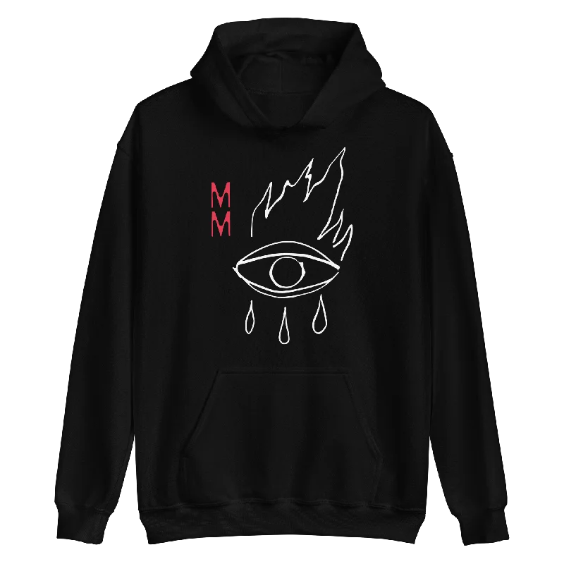 women's hooded tops for autumn and winterFire Eye Hoodie