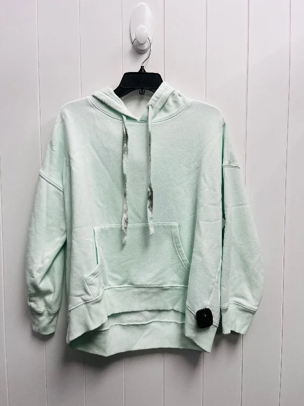 women's hooded sweatshirts with graphic printsSweatshirt Hoodie By Green Tea In Green, Size: Xl