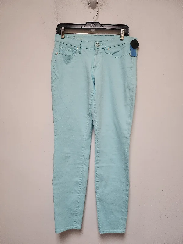 Skinny jeans with a cropped hem for a trendy lookJeans Designer By Lilly Pulitzer In Aqua, Size: 8