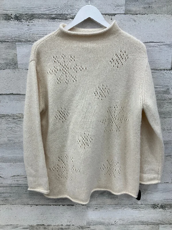 Casual women's sweaterSweater By Jones New York In Cream, Size: M