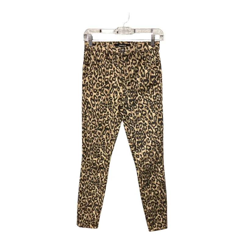 Ripped and repaired jeans for a rugged lookJeans Skinny By J Brand In Animal Print, Size: 0