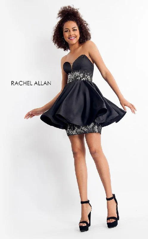 Silk dresses for womenRachel Allan Homecoming Short Strapless Dress 4696