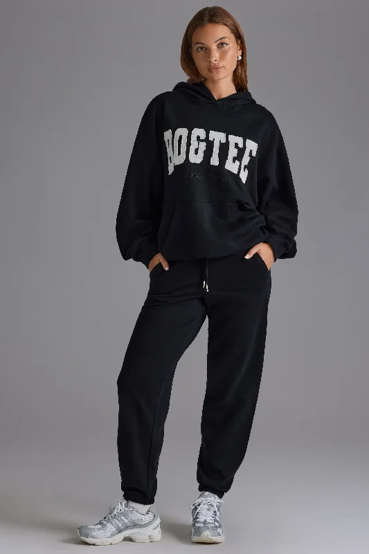 women's suit sets with exposed buttonsTall Relaxed Mid-Rise Joggers in Black