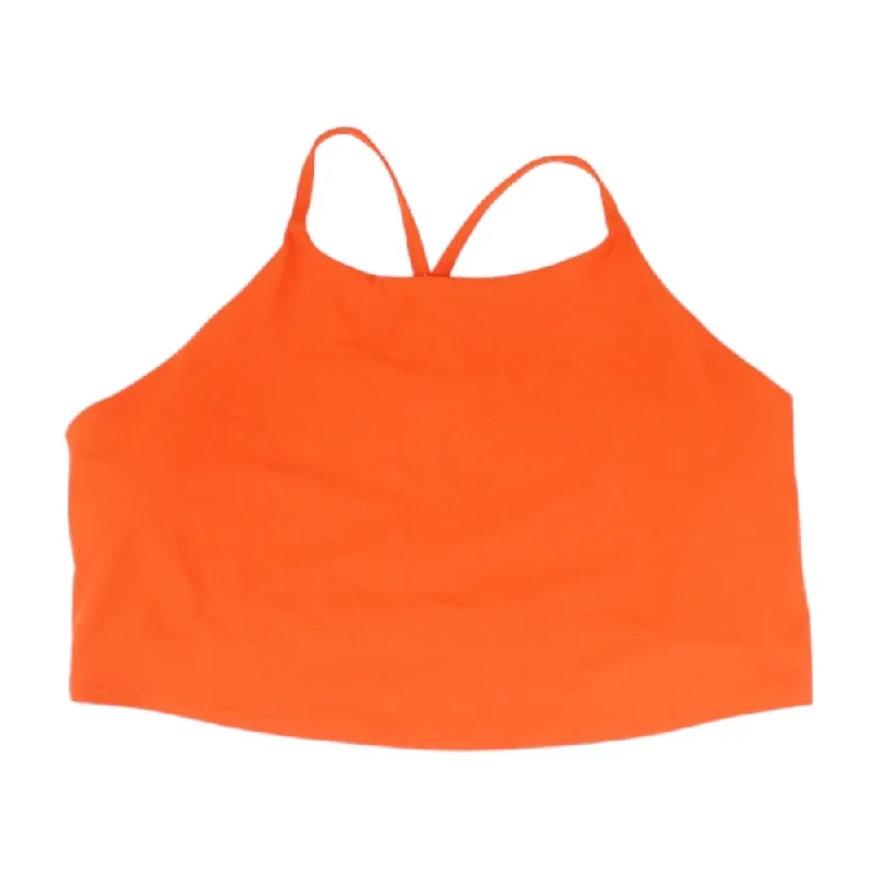 luxury women's suit setsOrange Solid Active Tank