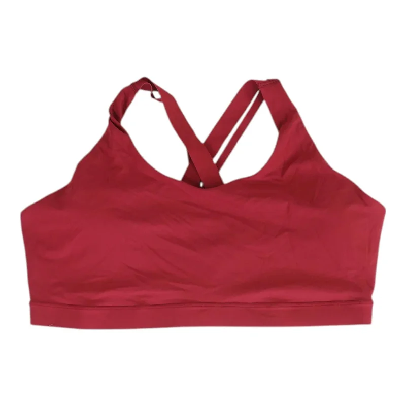 women's suit sets for office wearRed Solid Sports Bra