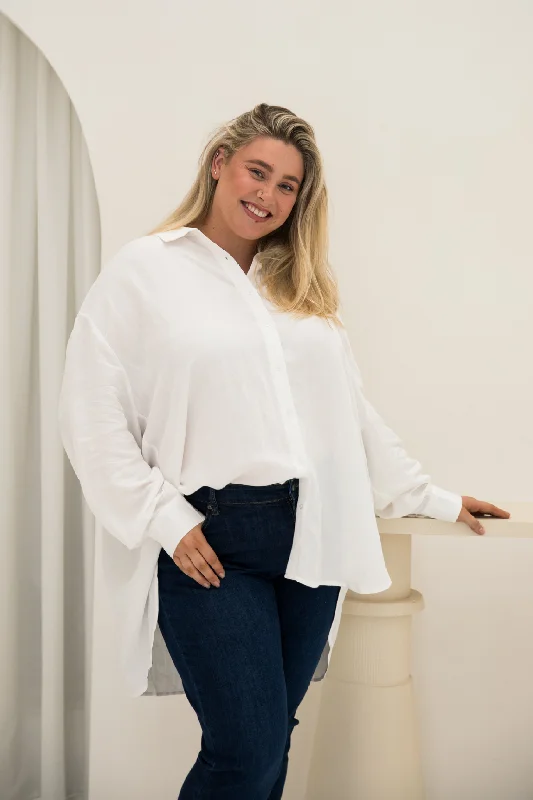 Breathable women's topsAmore Shirt | White | FINAL SALE