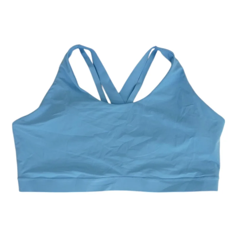 affordable women's suit setsBlue Solid Sports Bra