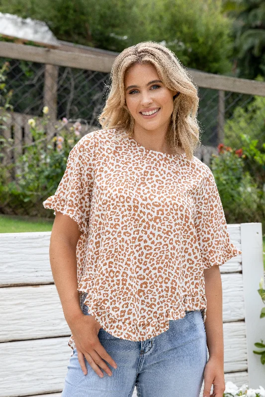 Oversized women's topsElement Top | Cyprus Leopard | FINAL SALE