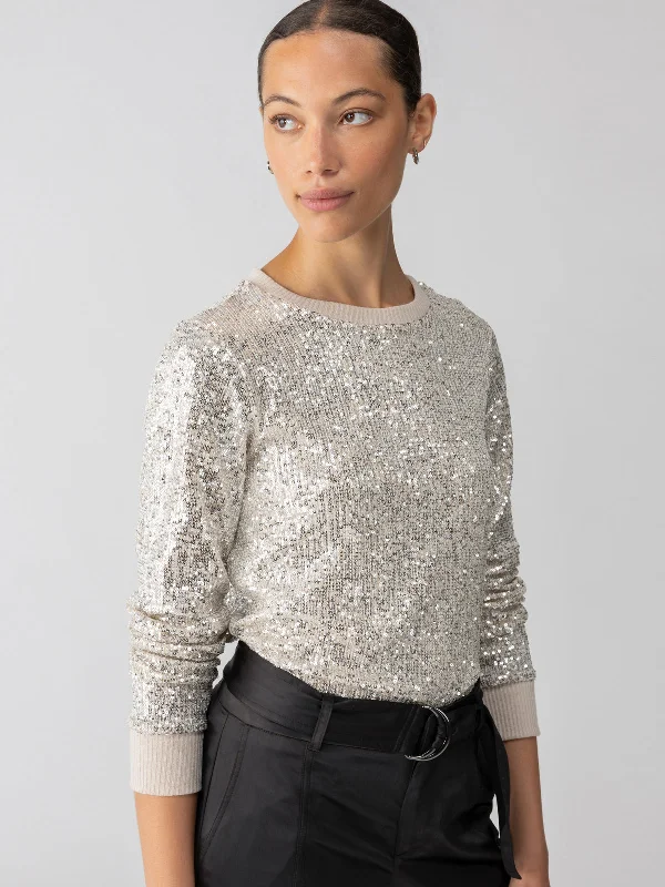 Lightweight women's topsSparkle Together Top Champagne