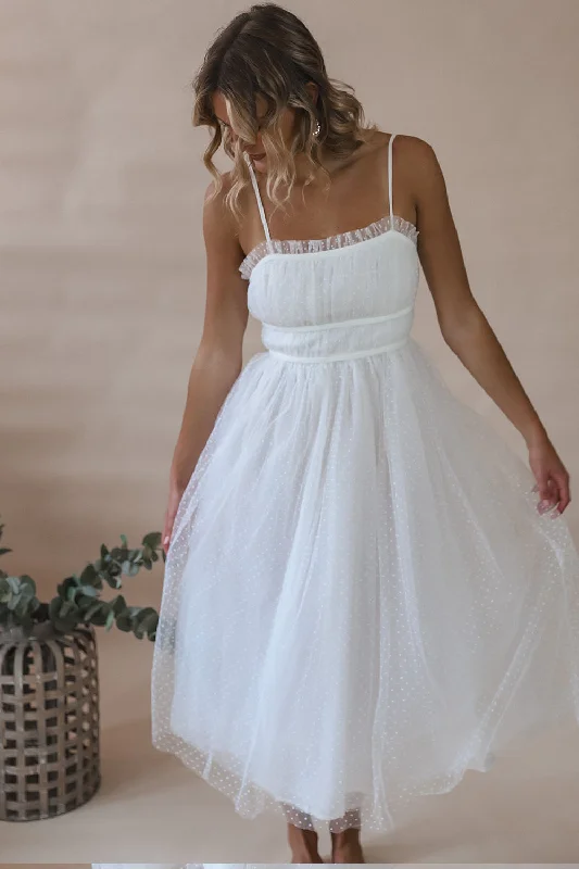 Bridal dresses for womenCamille White Tulle Dress