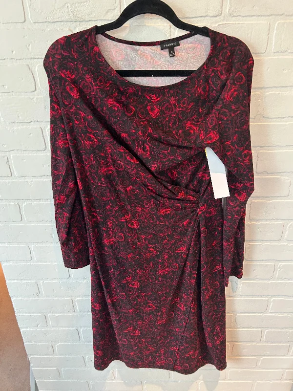 Floral dresses for womenDress Work By Talbots In Black & Red, Size: S