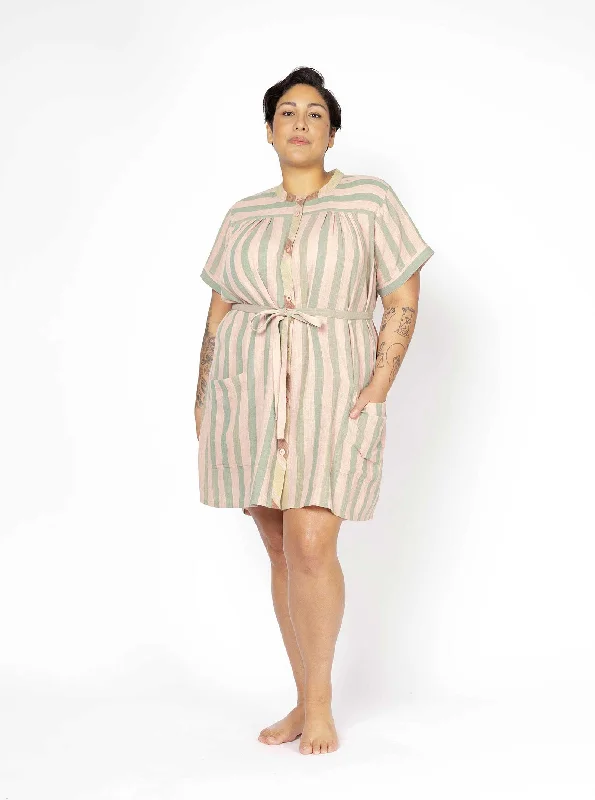 Patterned dresses for womenriver dress | regenerative collection 24 | rosemary