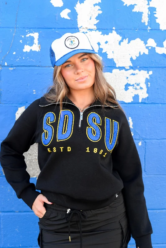 Tight-fitting dresses for womenSDSU LUXURY QUARTER ZIP