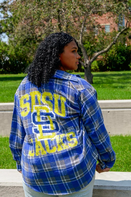 Designer dresses for high-end fashionSDSU OVERSIZED FLANNEL